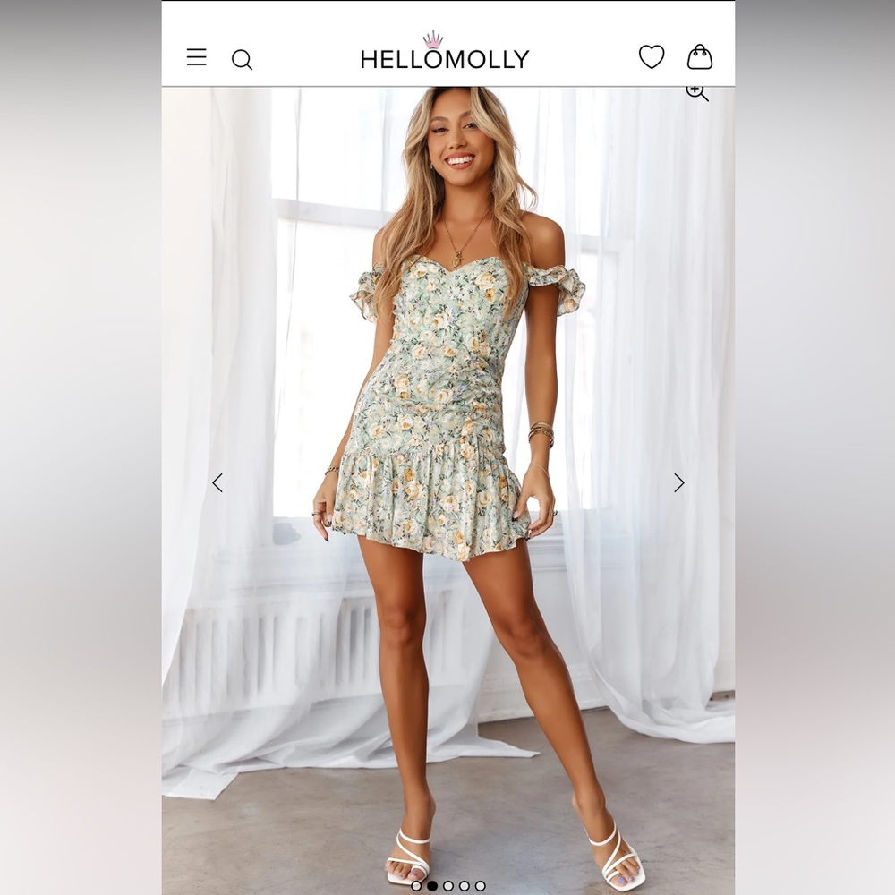 Hello Molly Keep It Popping Dress Green